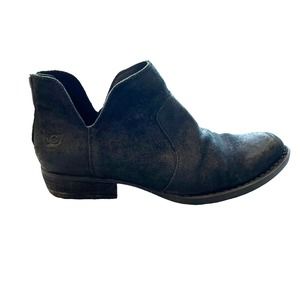 Born Kerri Ankle Boots Black Women's 8.5